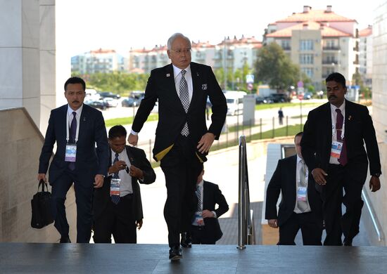 Delegation heads - ASEAN-Russia Summit participants arrive at Congress Centre in Sochi