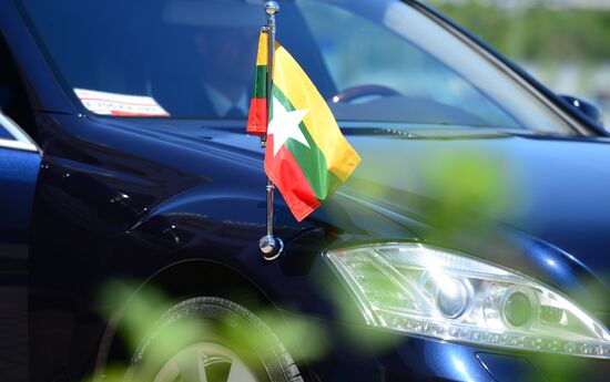 Delegation heads - ASEAN-Russia Summit participants arrive at Congress Centre in Sochi