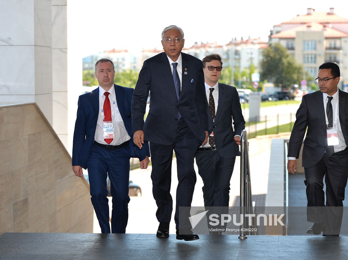 Delegation heads - ASEAN-Russia Summit participants arrive at Congress Centre in Sochi