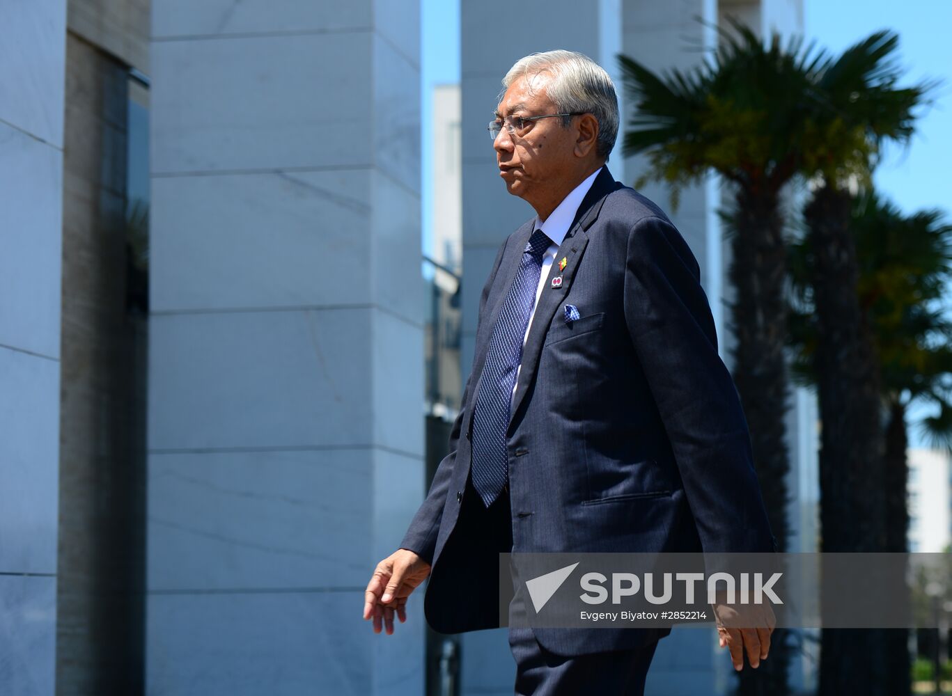 Delegation heads - ASEAN-Russia Summit participants arrive at Congress Centre in Sochi