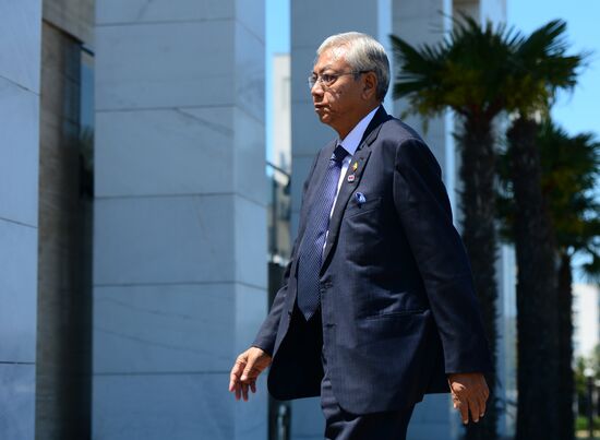 Delegation heads - ASEAN-Russia Summit participants arrive at Congress Centre in Sochi