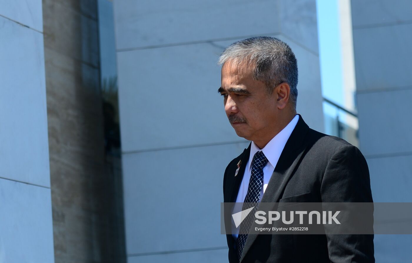 Delegation heads - ASEAN-Russia Summit participants arrive at Congress Centre in Sochi