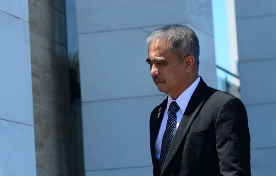 Delegation heads - ASEAN-Russia Summit participants arrive at Congress Centre in Sochi