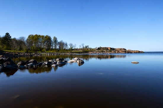 Hogland island in Gulf of Finland