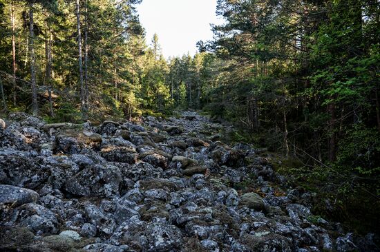 Gogland island in Gulf of Finland