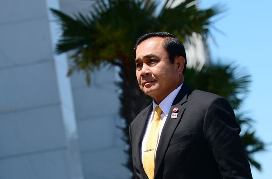 Delegation heads - ASEAN-Russia Summit participants arrive at Congress Centre in Sochi