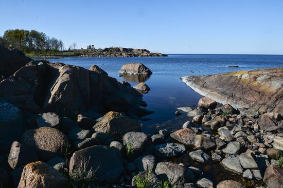 Hogland island in Gulf of Finland