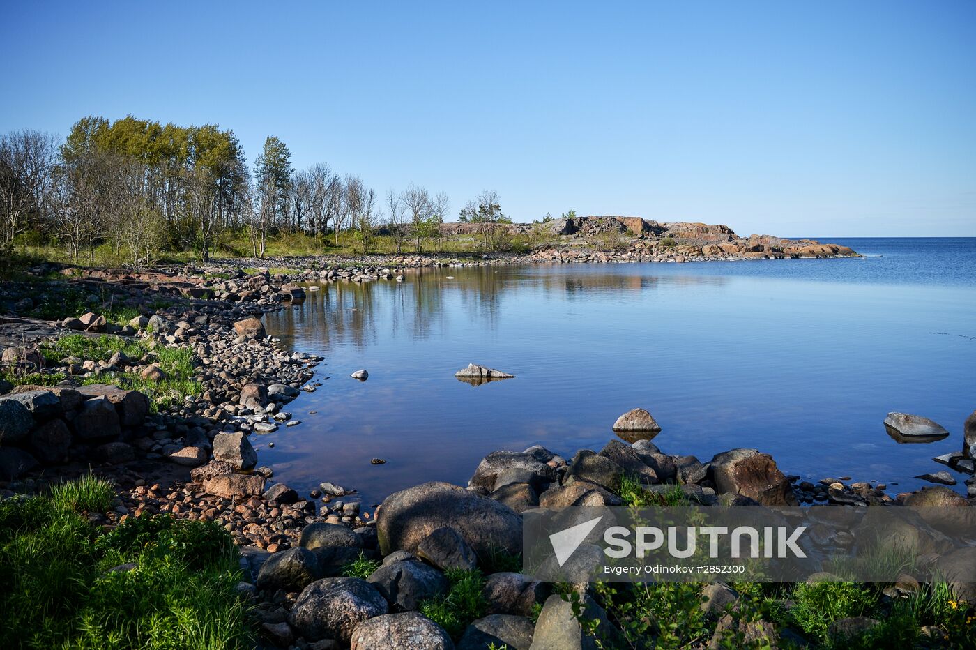 Gogland island in Gulf of Finland