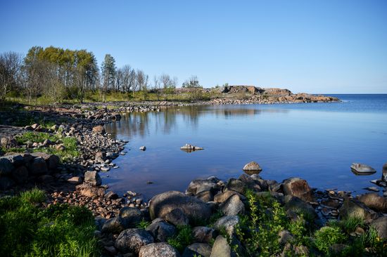 Gogland island in Gulf of Finland