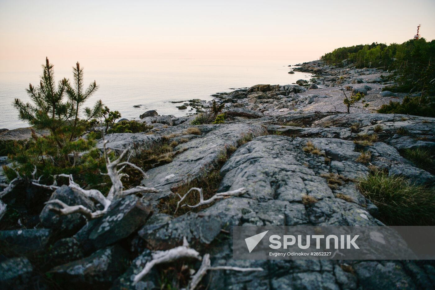 Gogland island in Gulf of Finland