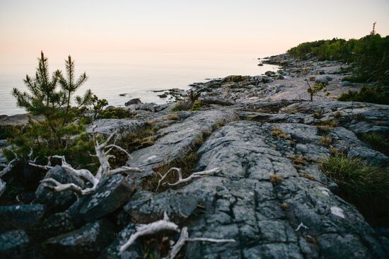 Gogland island in Gulf of Finland
