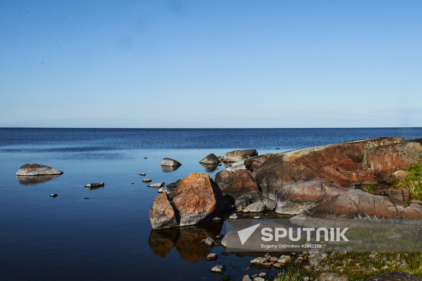 Gogland island in Gulf of Finland