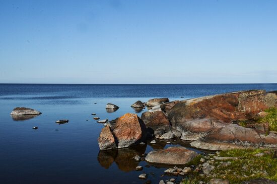 Gogland island in Gulf of Finland
