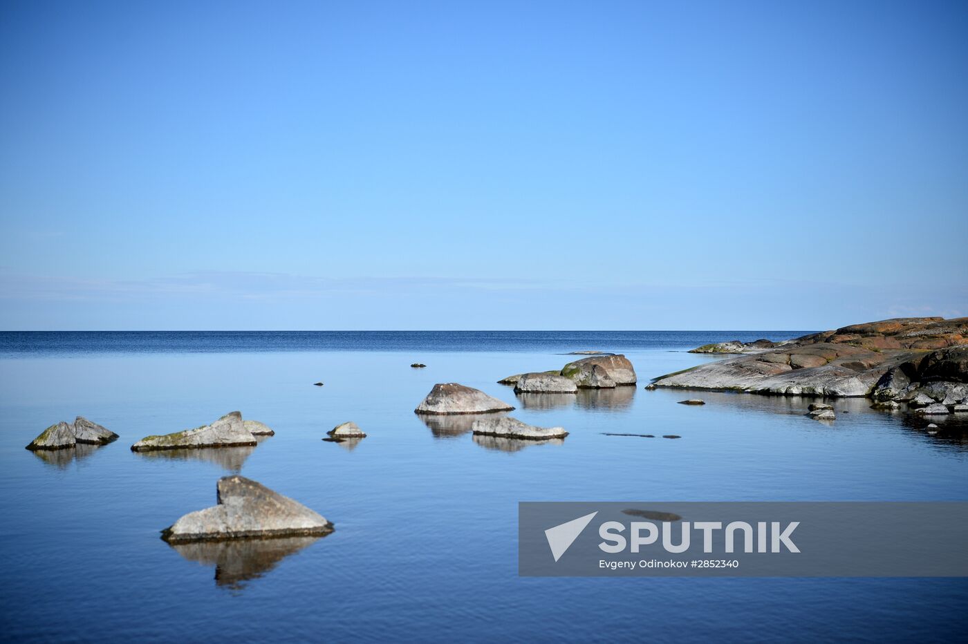 Gogland island in Gulf of Finland