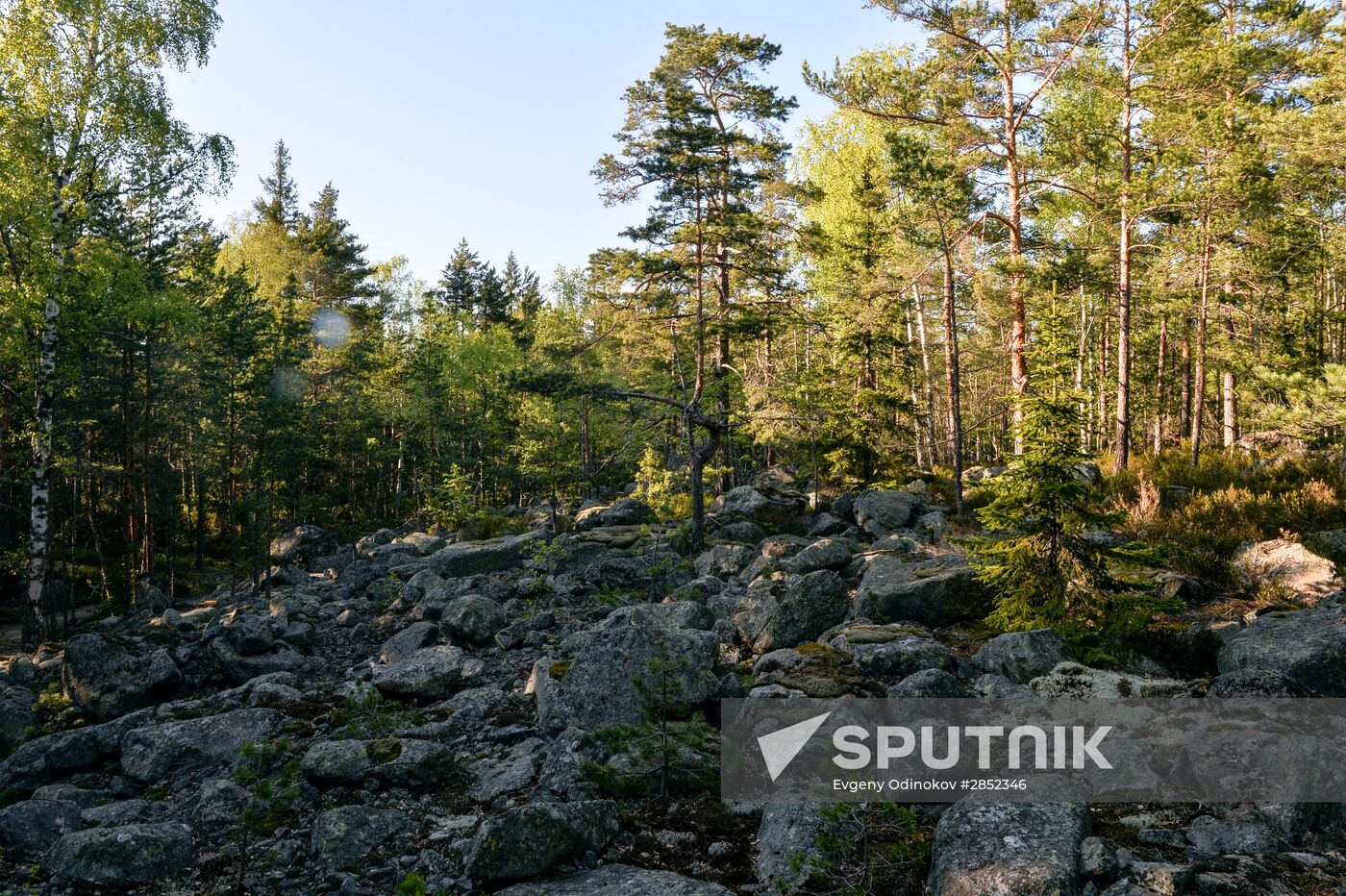 Gogland island in Gulf of Finland