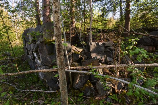 Gogland island in Gulf of Finland