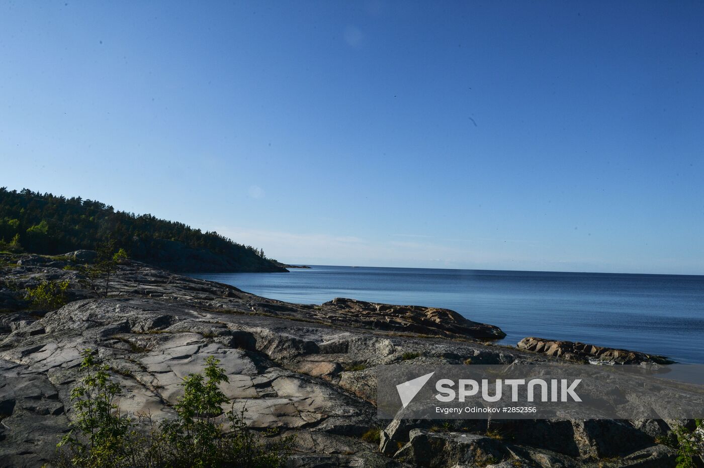 Gogland island in Gulf of Finland