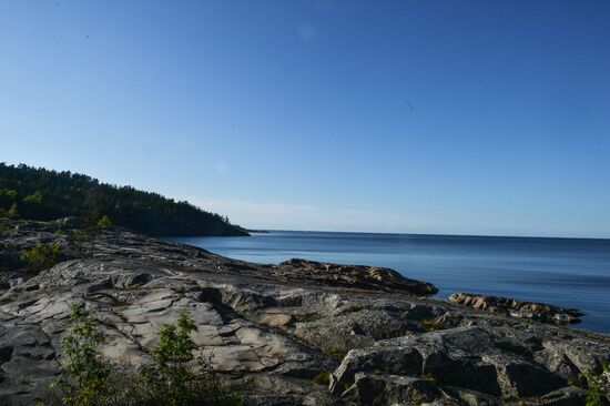 Gogland island in Gulf of Finland
