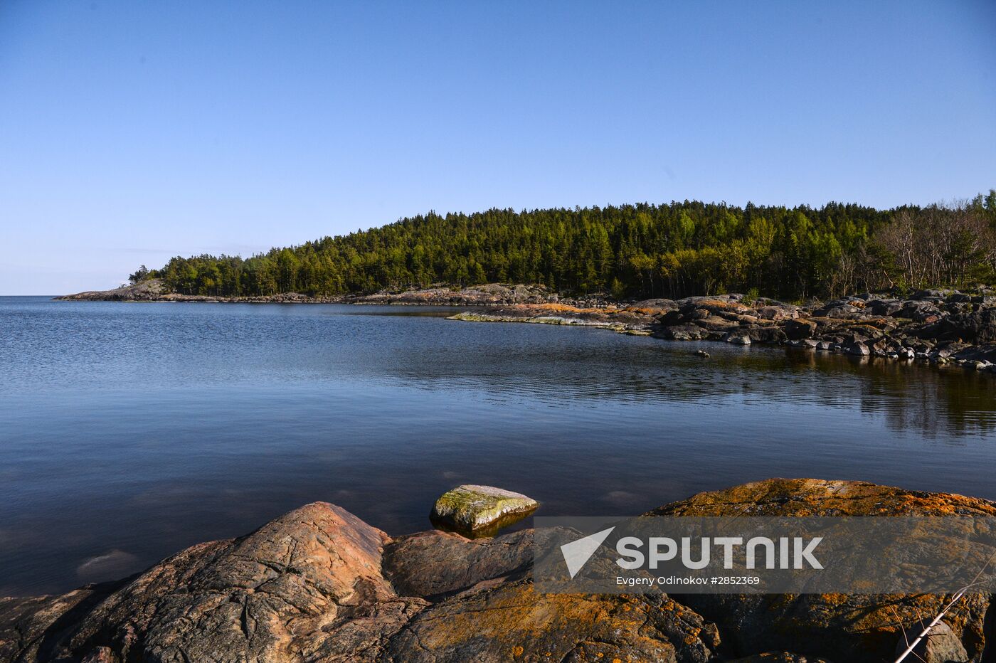 Gogland island in Gulf of Finland