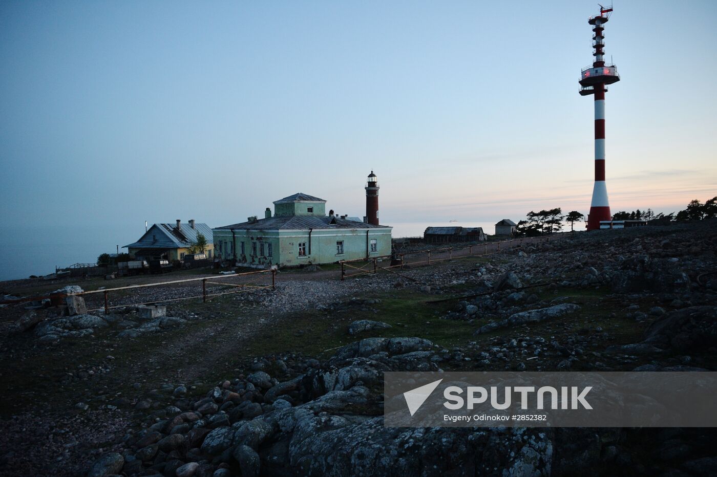 Gogland island in Gulf of Finland