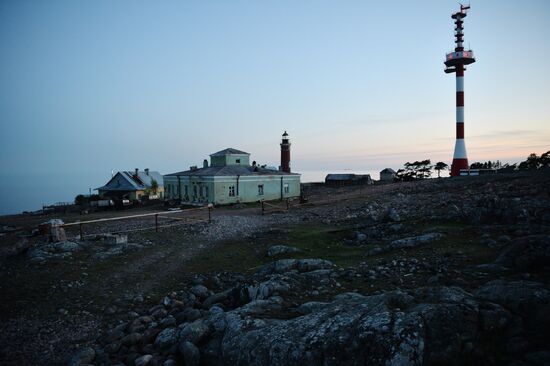 Gogland island in Gulf of Finland