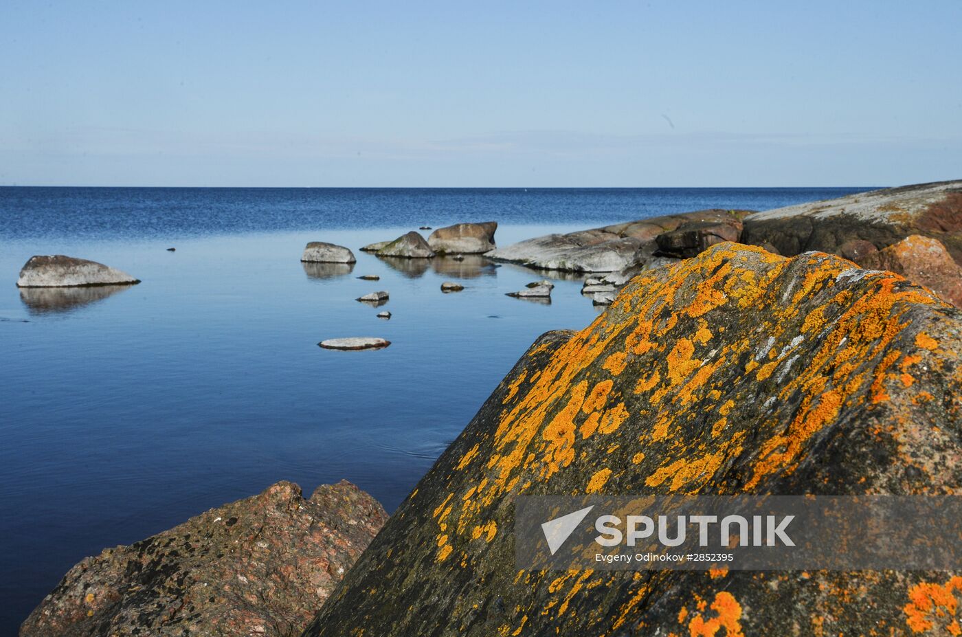 Gogland island in Gulf of Finland