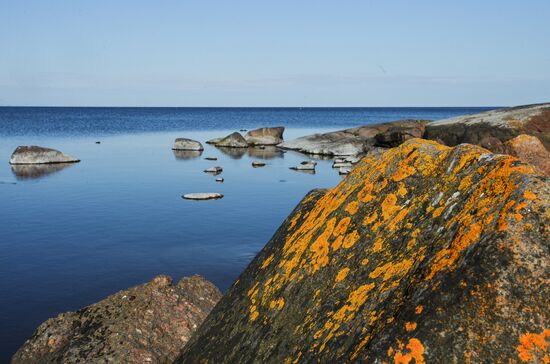 Gogland island in Gulf of Finland