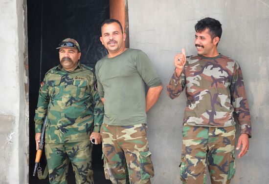 Iraqi Kurdistan servicemen in Kirkuk province, Iraq