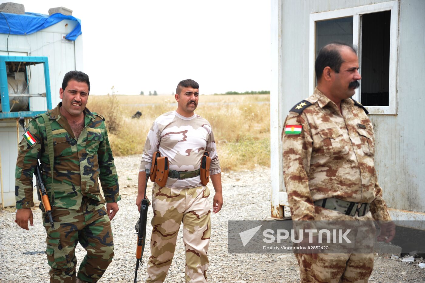 Iraqi Kurdistan servicemen in Kirkuk province, Iraq