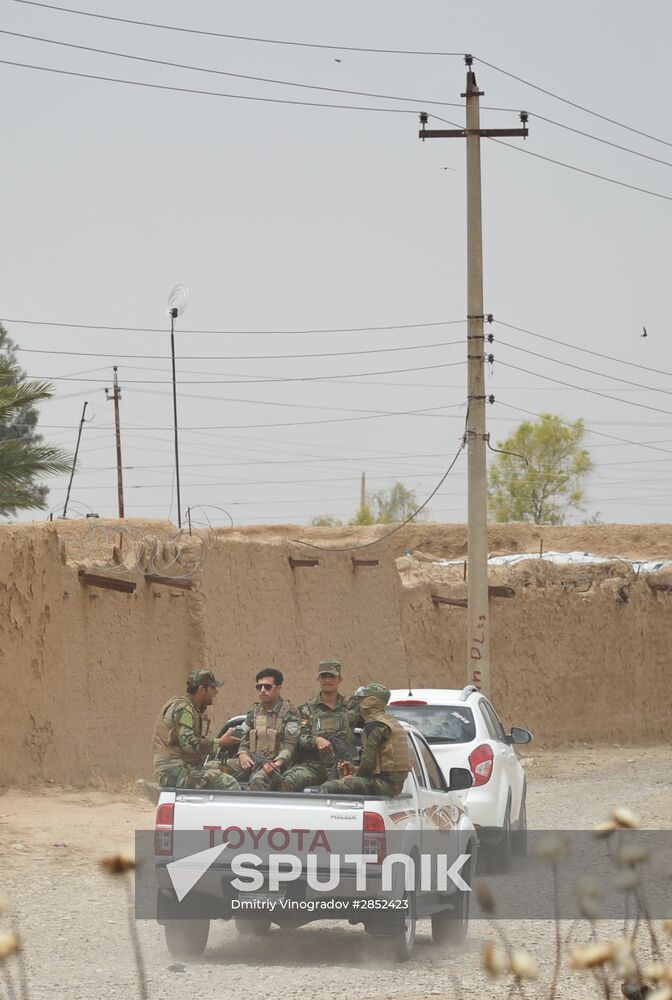 Iraqi Kurdistan servicemen in Kirkuk province, Iraq