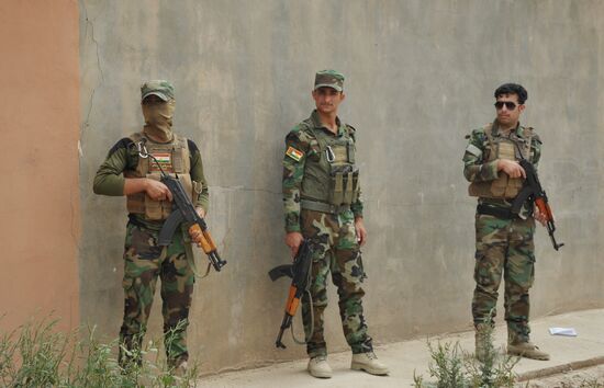 Kurdistan Workers' Party soldiers in Qandil Mountains, Iraq