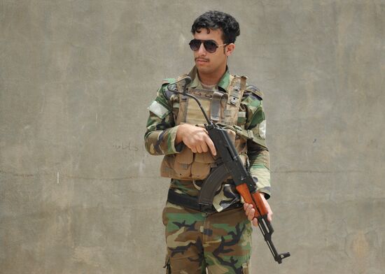 Kurdistan Workers' Party soldiers in Qandil Mountains, Iraq