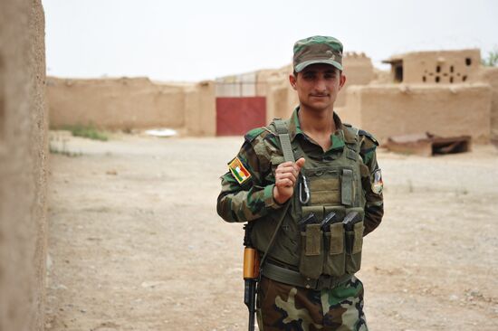 Kurdistan Workers' Party soldiers in Qandil Mountains, Iraq
