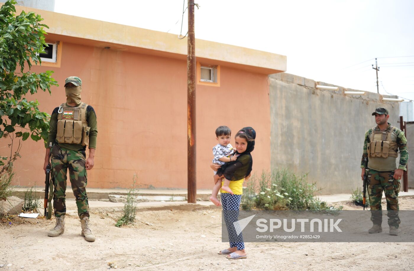 Iraqi Kurdistan servicemen in Kirkuk province, Iraq