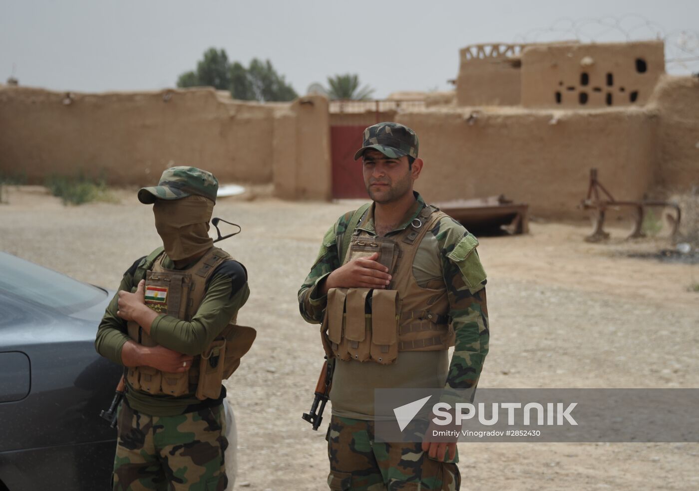 Iraqi Kurdistan servicemen in Kirkuk province, Iraq