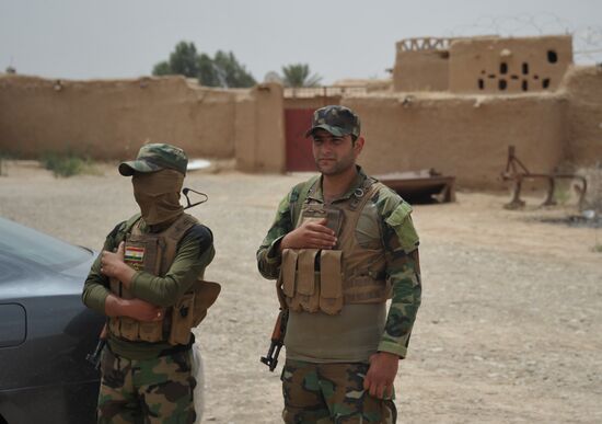 Iraqi Kurdistan servicemen in Kirkuk province, Iraq