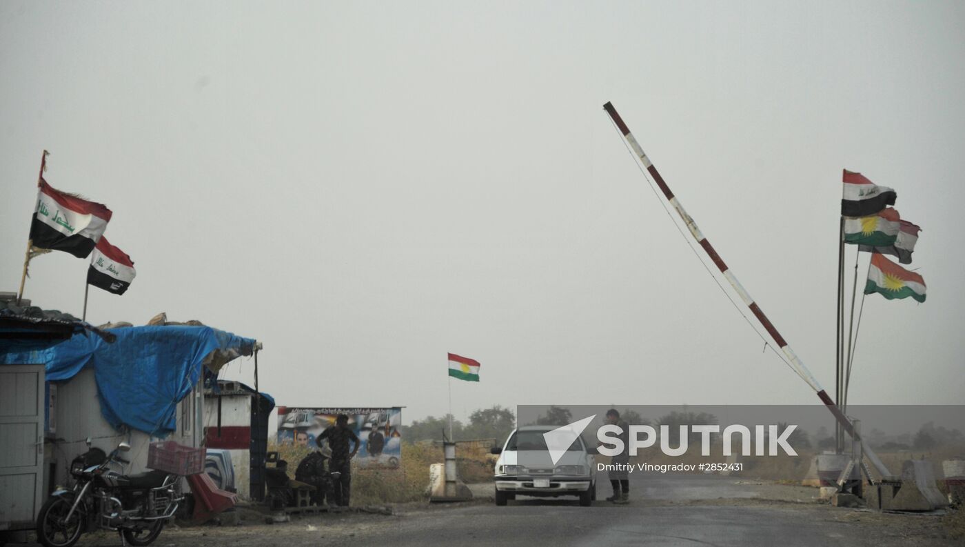 Iraqi Kurdistan servicemen in Kirkuk province, Iraq