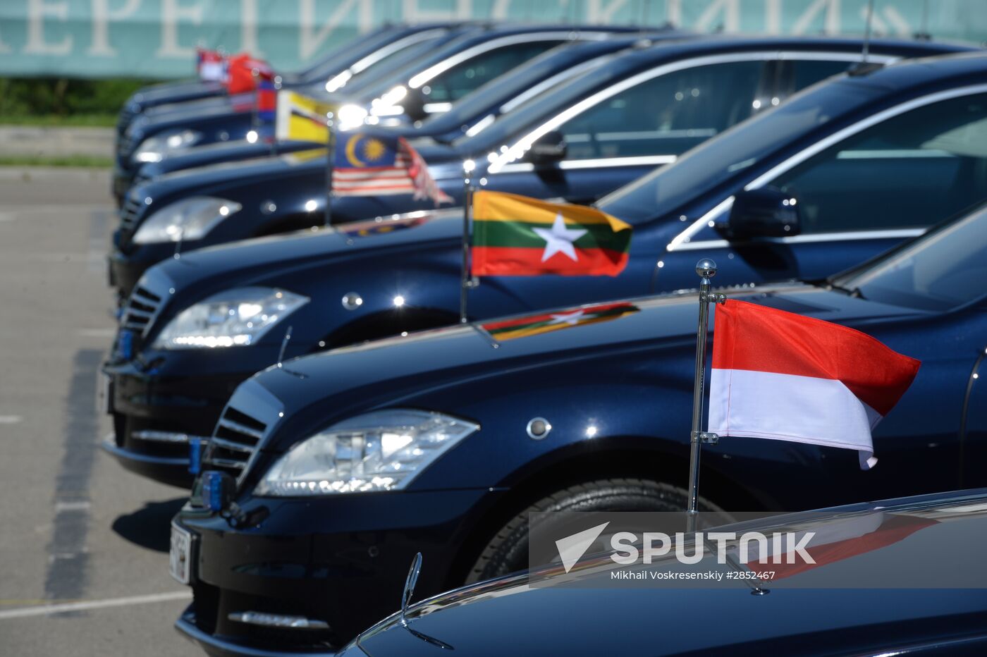 Delegation heads - ASEAN-Russia Summit participants arrive at Congress Centre in Sochi