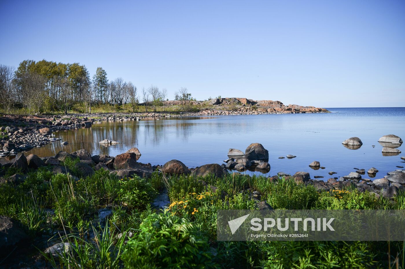 Gogland island in Gulf of Finland