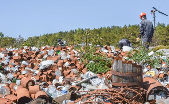 Russian Geographical Society's expedition to Hogland