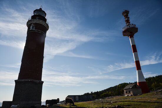 Gogland island in Gulf of Finland
