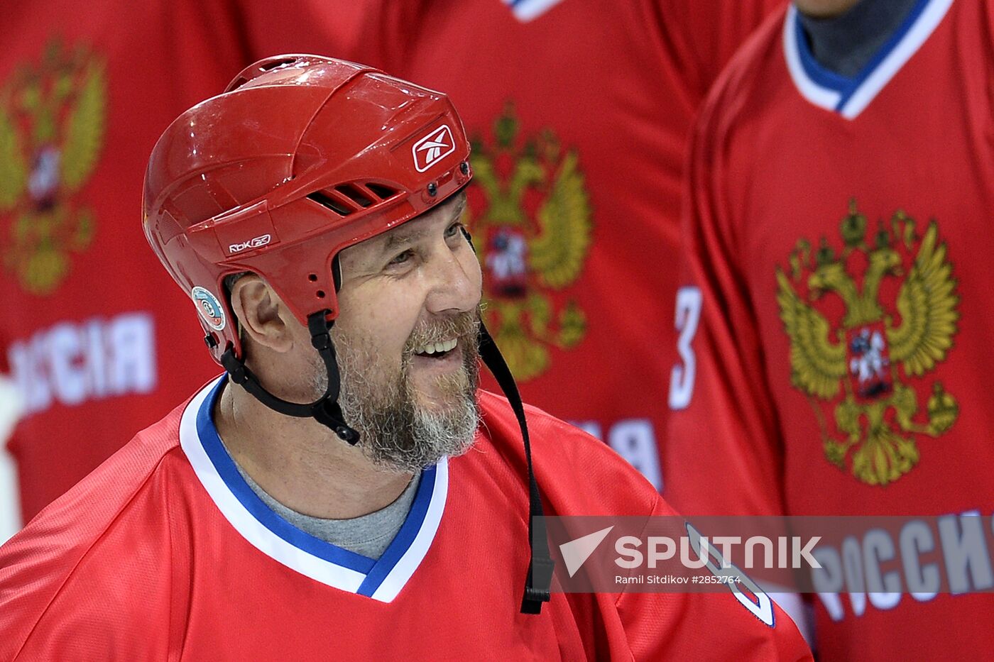Ice Hockey. World Legends Under Moscow Stars gala match