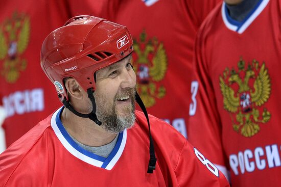 Ice Hockey. World Legends Under Moscow Stars gala match