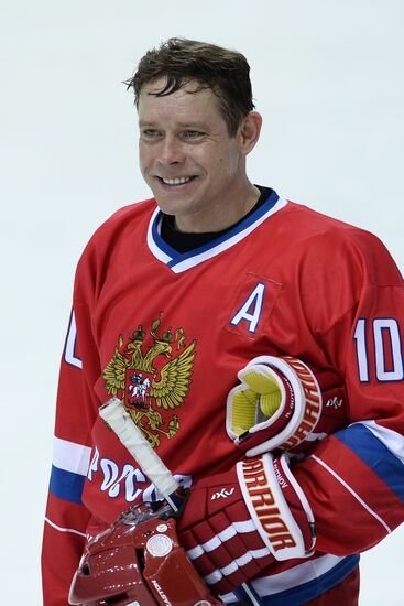 Ice Hockey. World Legends Under Moscow Stars gala match