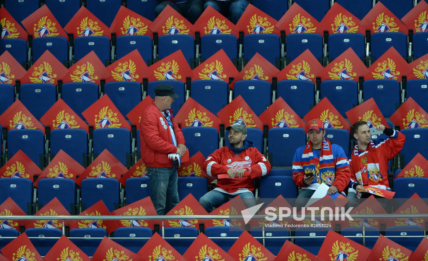 2016 IIHF World Ice Hockey Championship. Finland vs. Russia