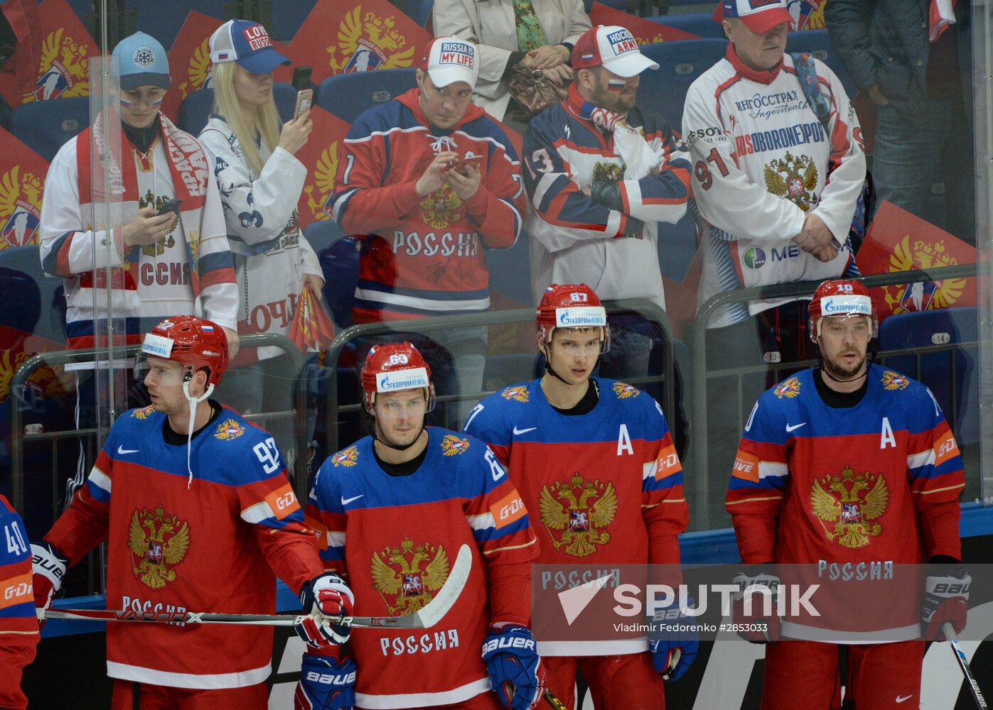 2016 IIHF World Ice Hockey Championship. Finland vs. Russia