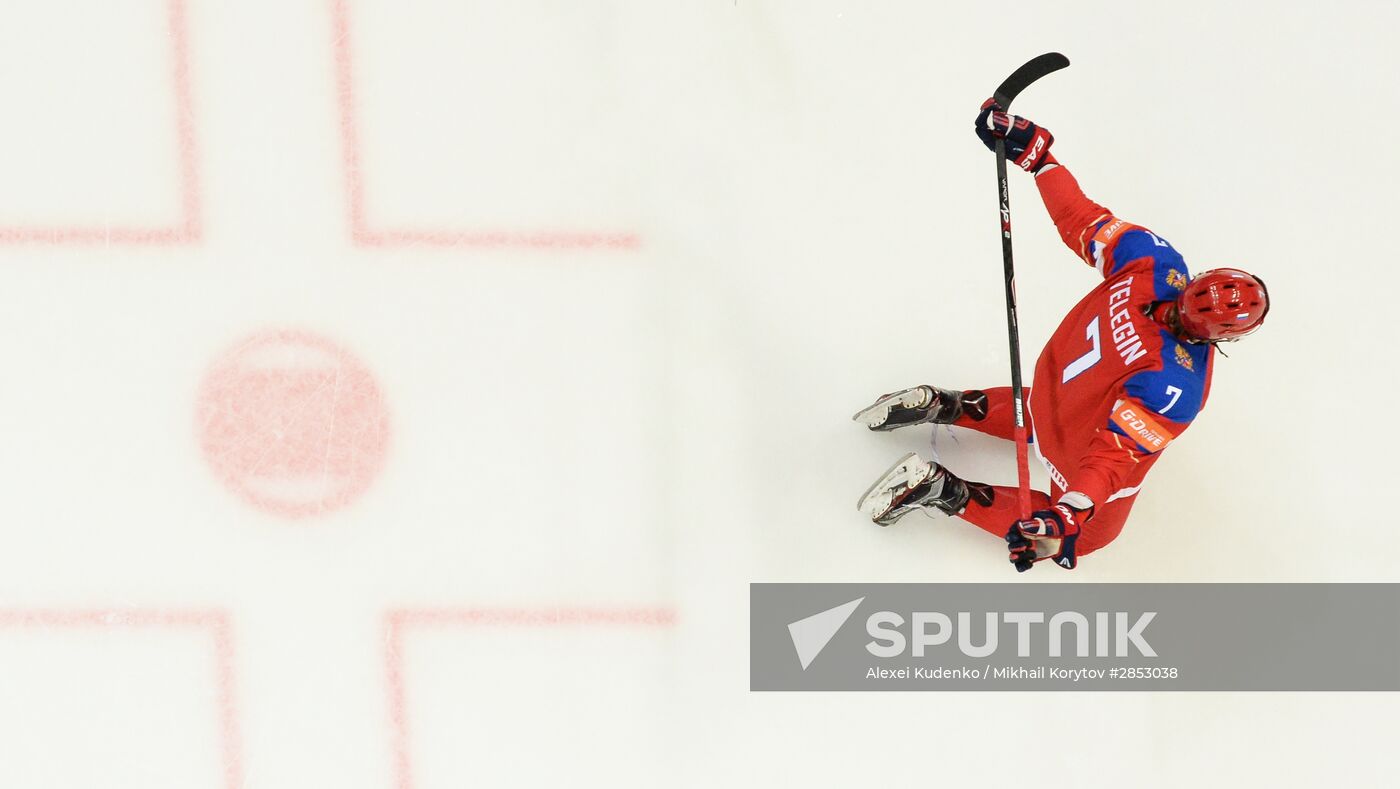 2016 IIHF World Ice Hockey Championship. Finland vs. Russia