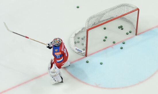 2016 IIHF World Ice Hockey Championship. Finland vs. Russia