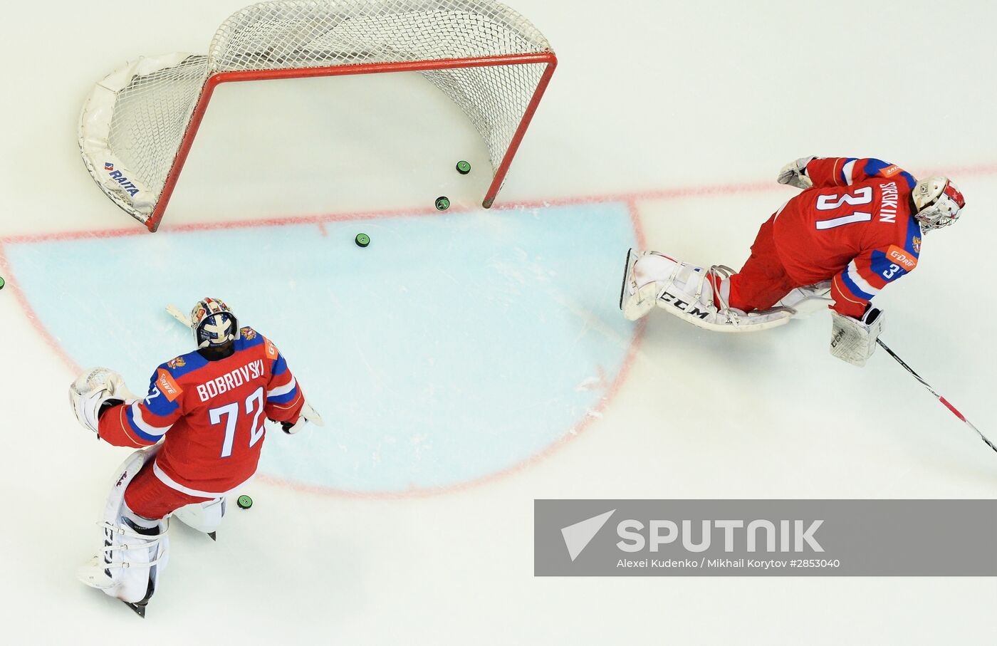 2016 IIHF World Ice Hockey Championship. Finland vs. Russia