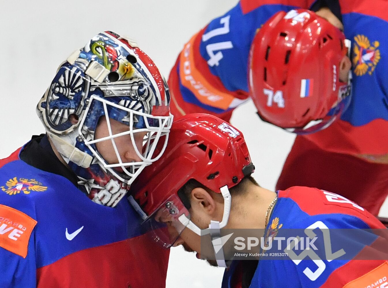 2016 IIHF World Ice Hockey Championship. Finland vs. Russia